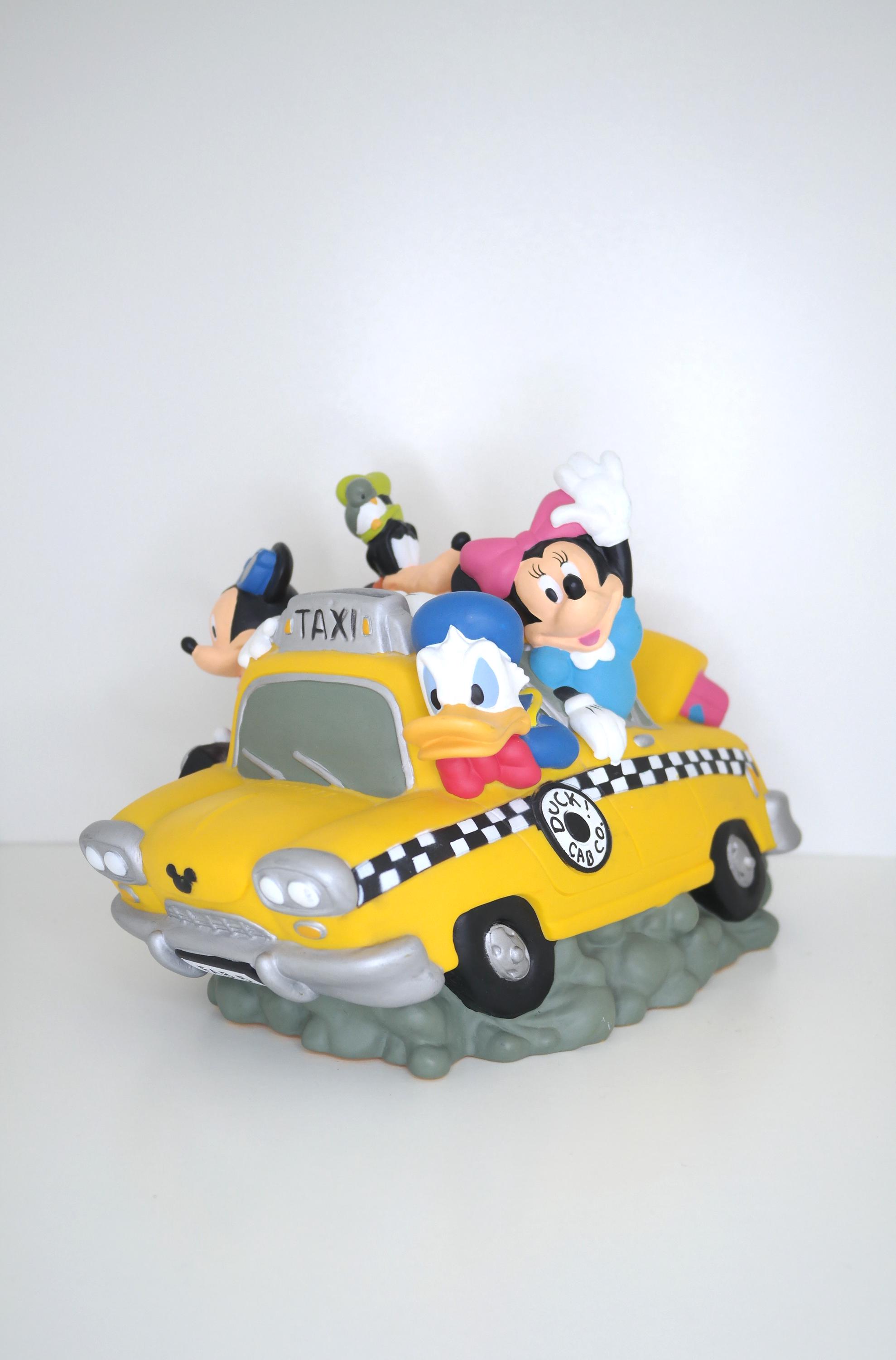 ヴィンテージ ディズニー イエロータクシー 貯金箱 | 素敵な5人の