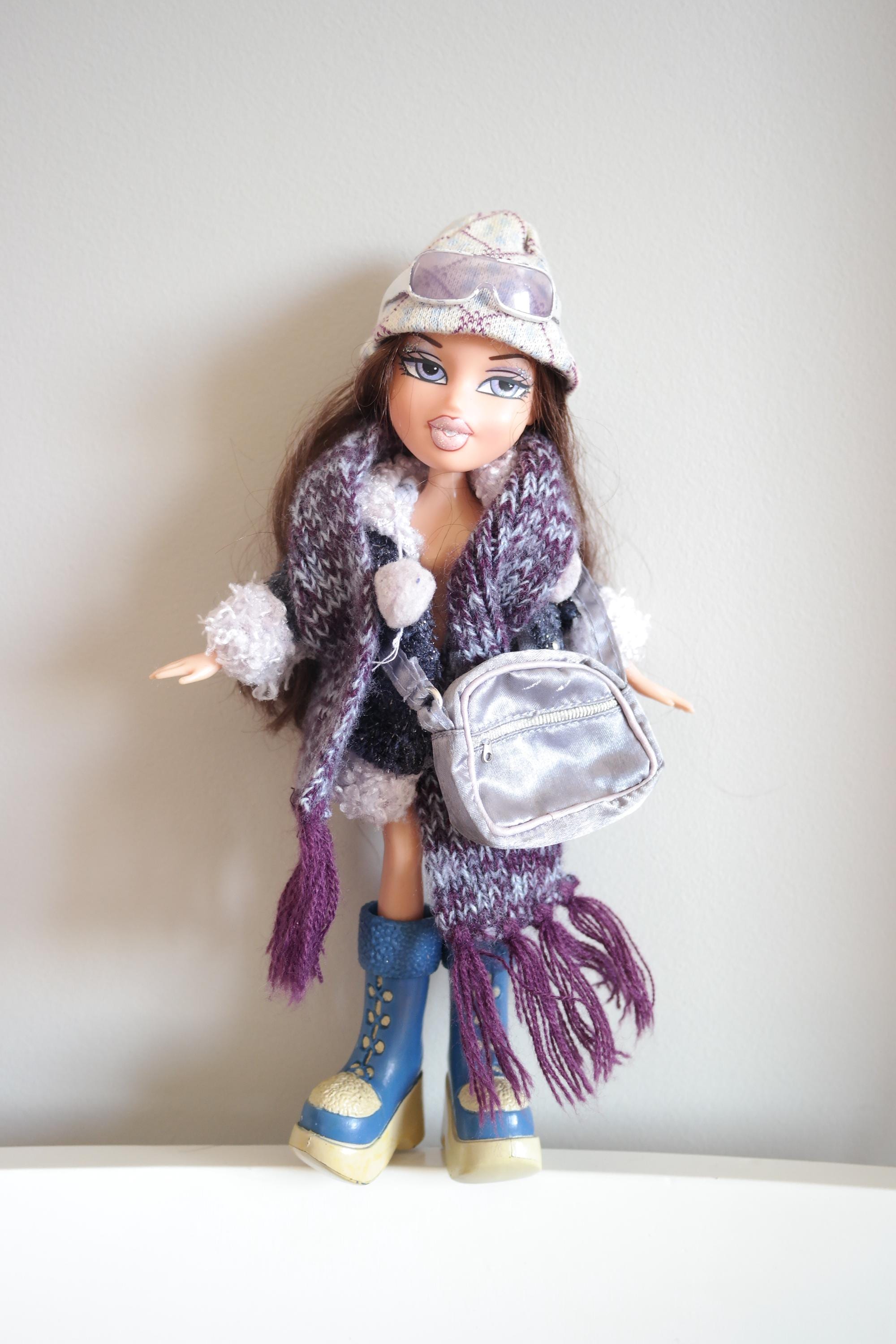 Bratz earmuffs winter warm ear cover hat headband sparkly glitter black silver Invader Zim GIR Plush Earmuffs | Hot Topic main image 3