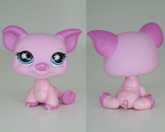Vintage Littlest Pet Shop Pig: Authentic Hasbro LPS Collectible