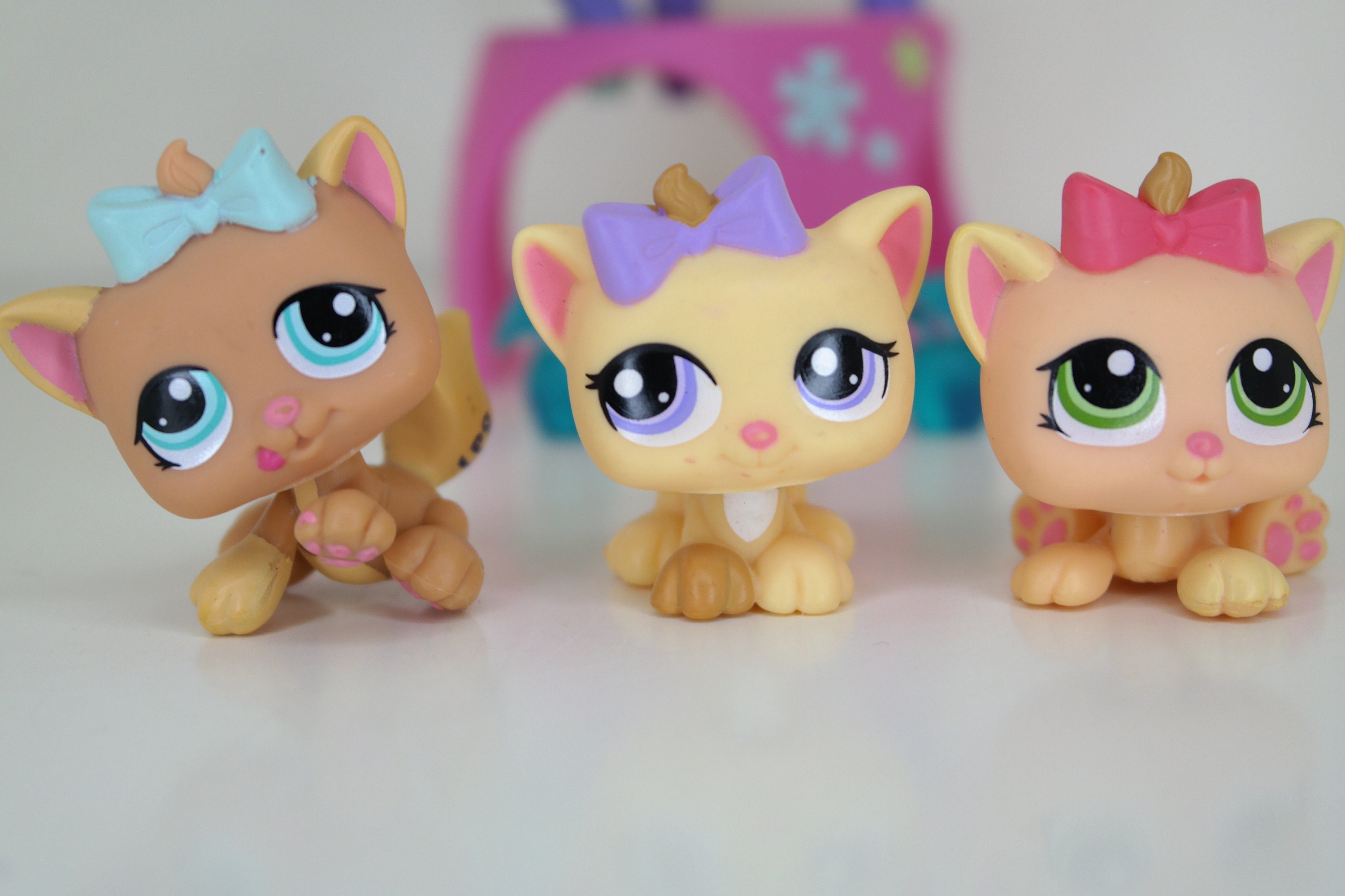 Authentic Hasbro Littlest Pet Shop Set of Cat Triplets 1335 Etsy