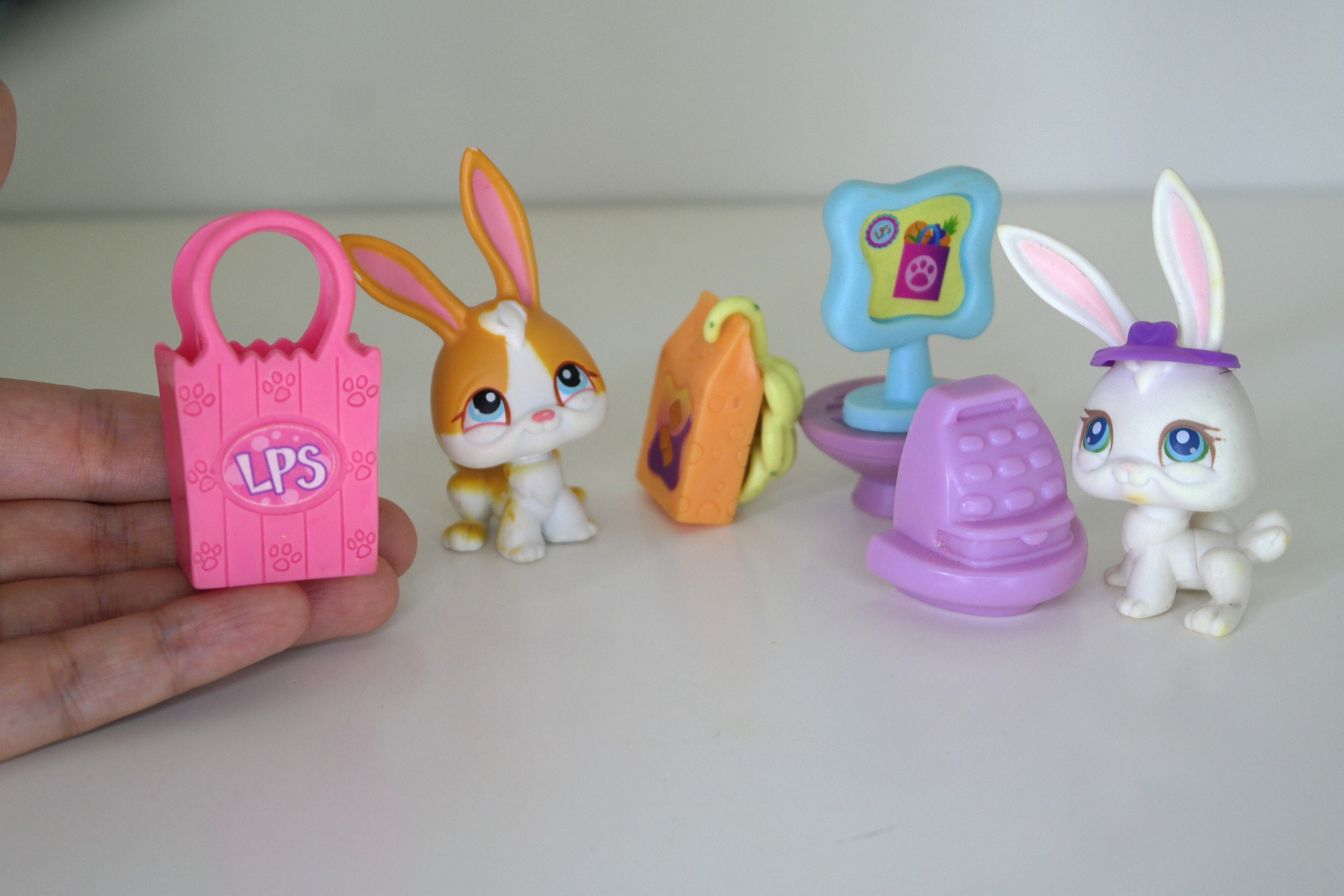 Hasbro Littlest Pet Shop Set With Accessories: 3 Rabbit 75 - Etsy