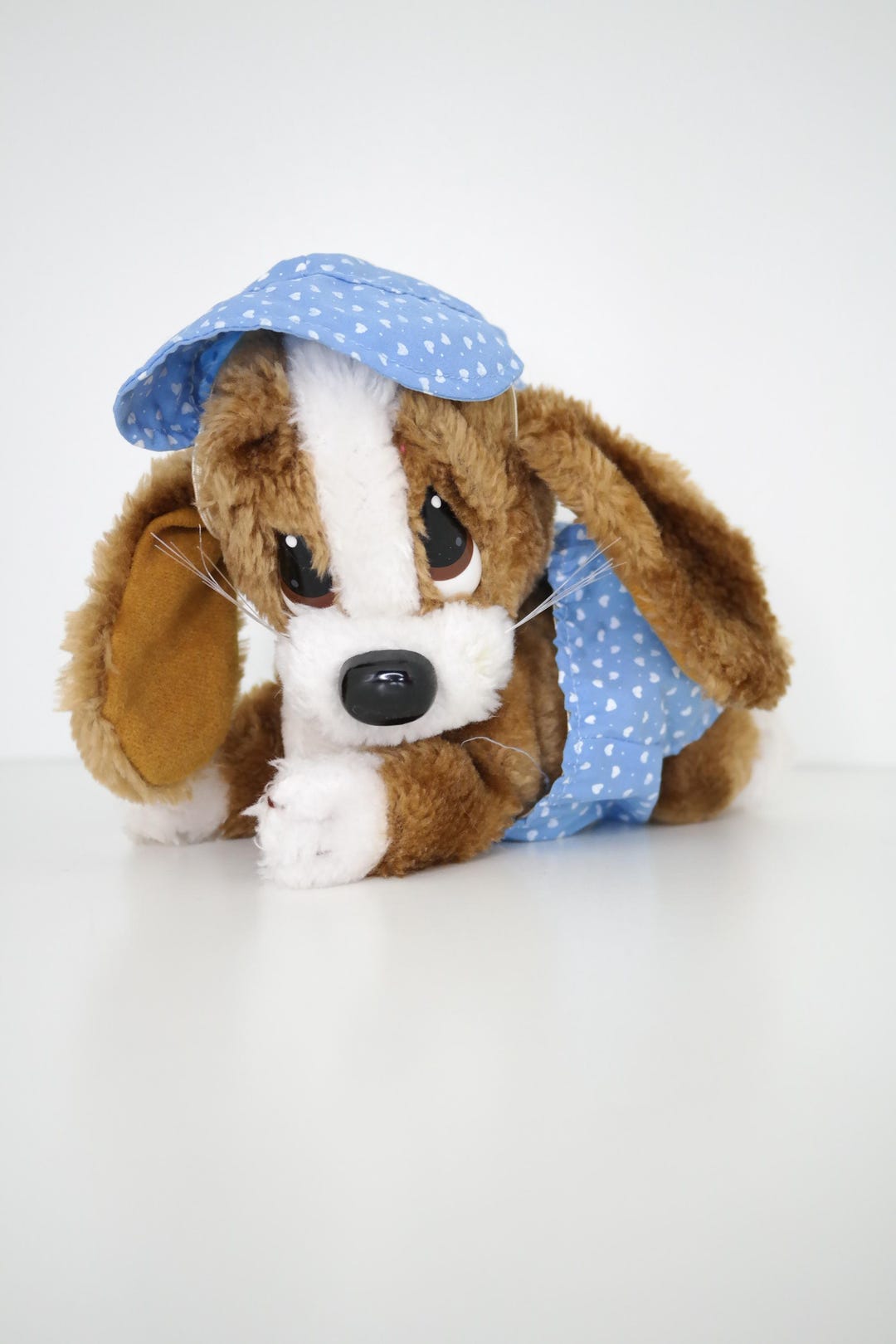 applause 犬 ぬいぐるみ 小型　sad sam サッドサム　子犬　レトロ Vintage 1986 Sad Sam Applause Plush | Basset Hound | 80s Retro Dog