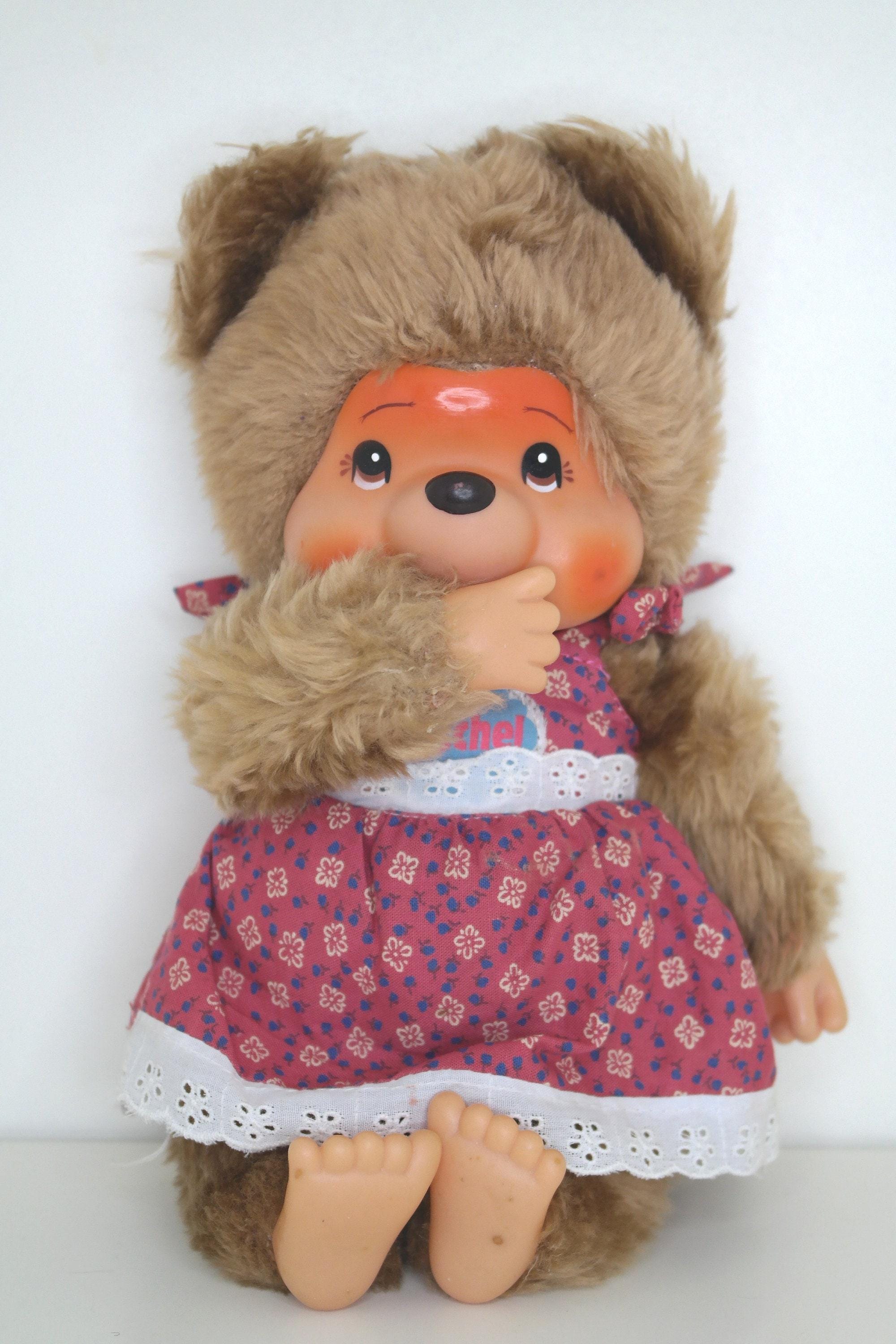 ヴィンテージ モンチッチ プシェル - 指しゃぶりクマのぬいぐるみ