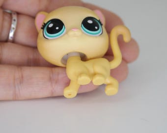 Littlest Pet Shop LPS #816 – Chat Européen Beige Yeux Bleus, HASBRO, Authentique