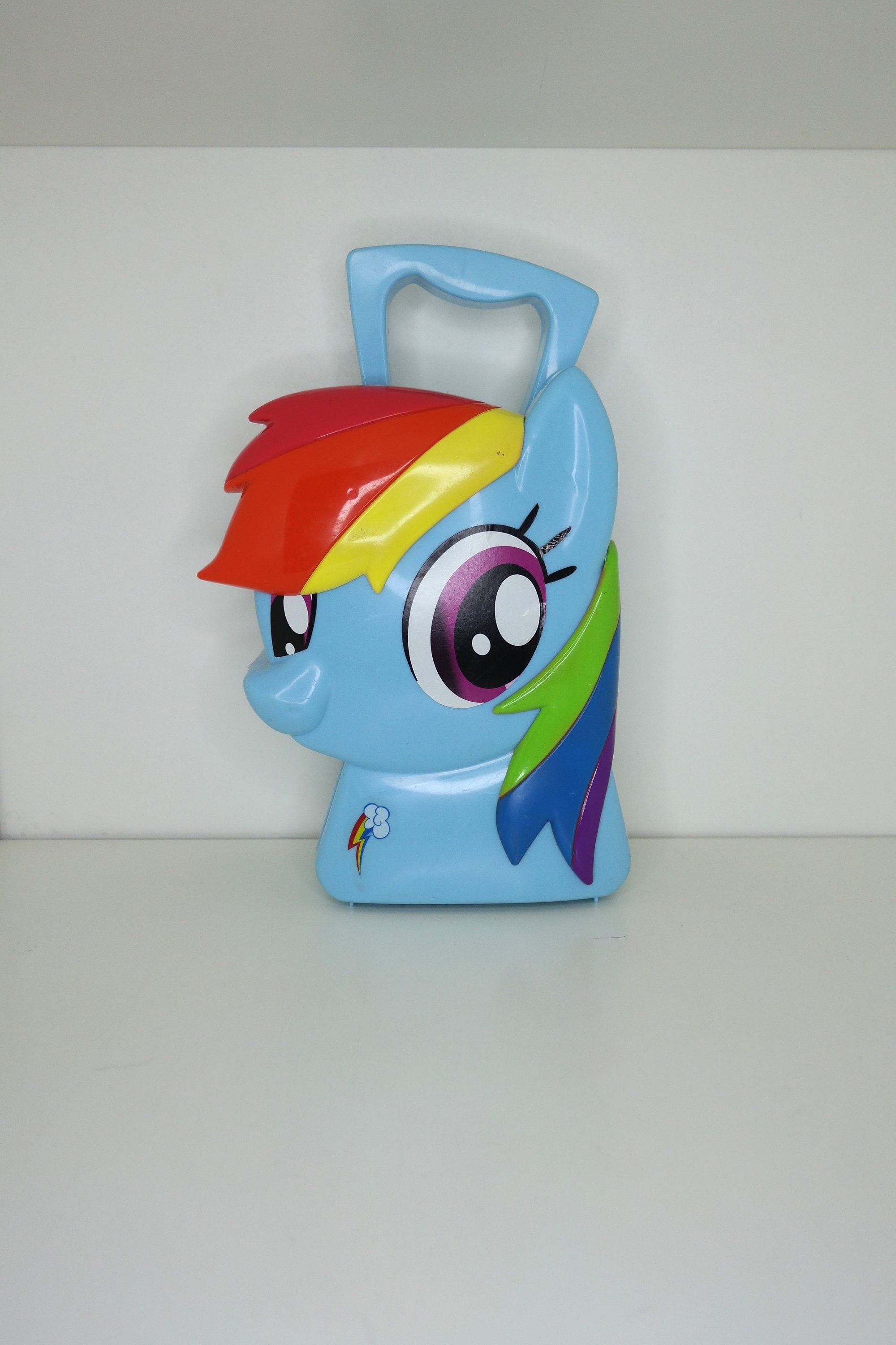 My Little Pony Plastic Storage Box Rainbow Dash Carrying Case Authentic Hasbro Etsy UK