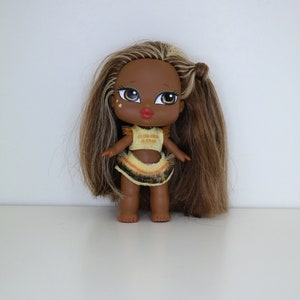 Bratz Babyz Doll Sasha - Hair Glow - 5' Authentic MGA Bratz Fashion Doll Sasha - Used Condition