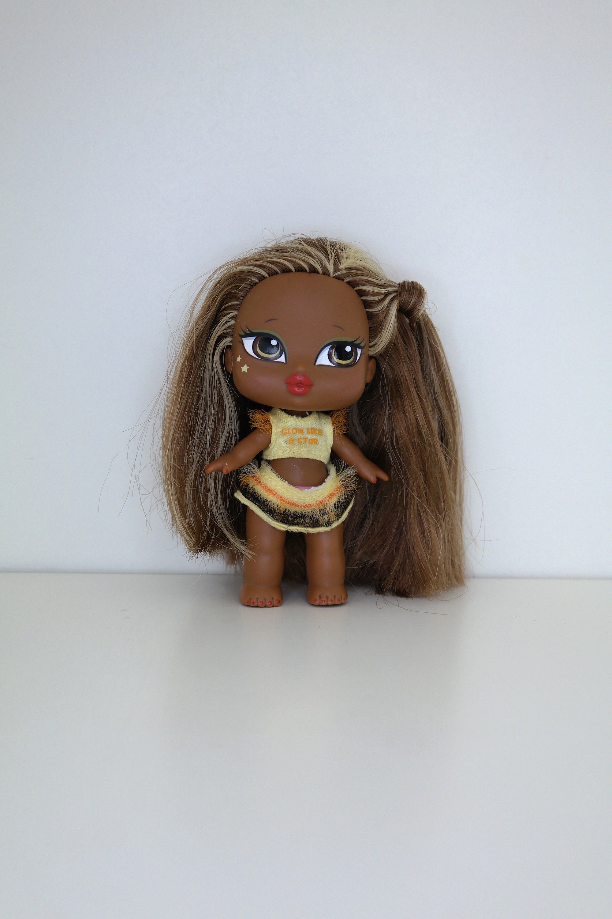 Bratz Babyz Doll Sasha Hair Glow 5' Authentic MGA Bratz Fashion Doll Sasha  Used Condition 