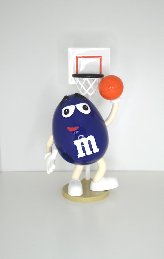 M&M's バスケットボール フィギュア M&M MM BLUE LIMITED EDITION Sport Candy Dispenser Basketball