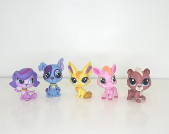 Choose a Pet: #3670 Zoe #3895 Dane #196 Zeda Fox # 3893 Warhog #195 Bear - Hasbro Littlest Pet Shop LPS - Pre-loved Retired Collectibles