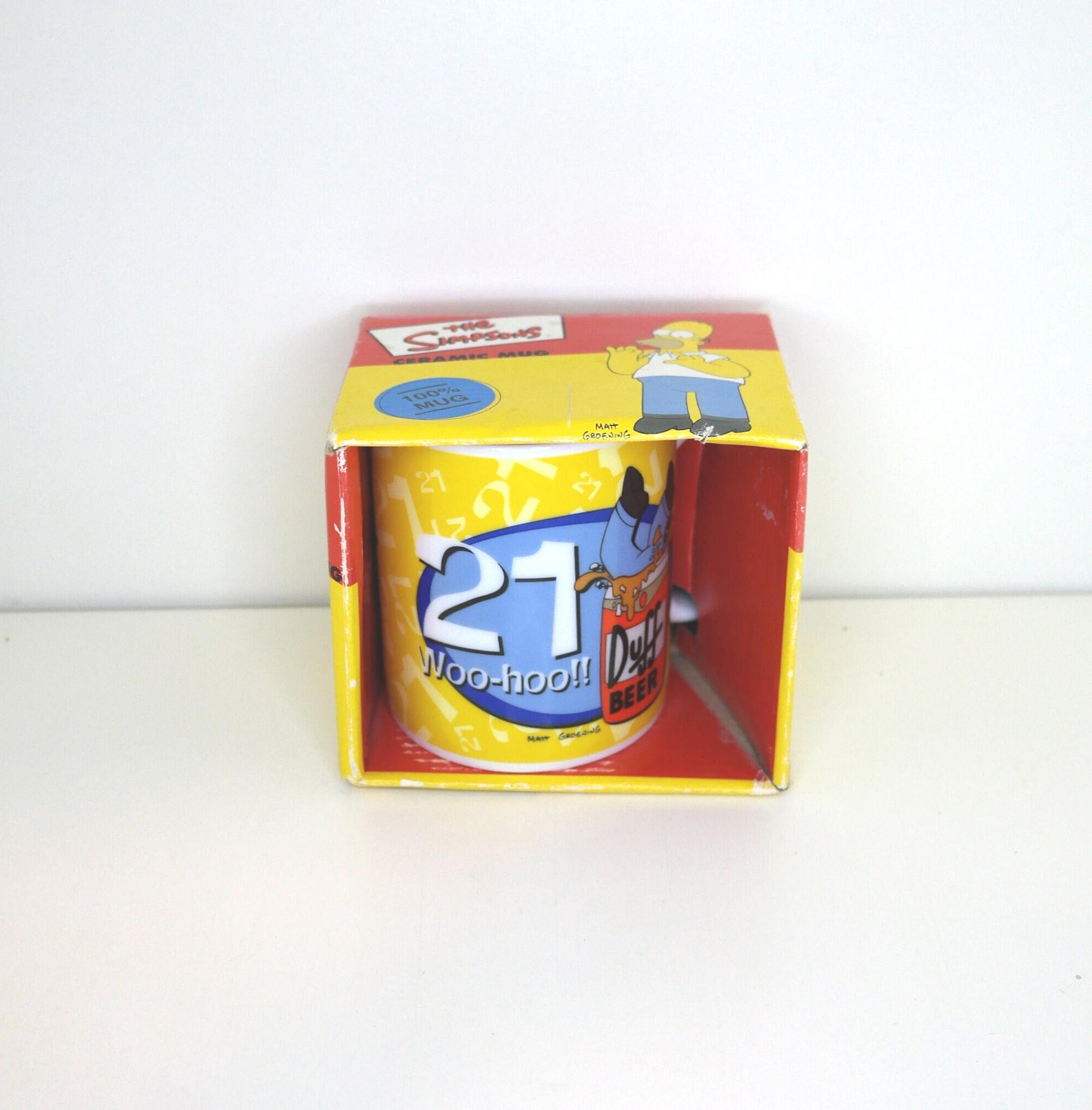Mug vintage Simpsons - Homer Woo-Hoo ! - 21e anniversaire