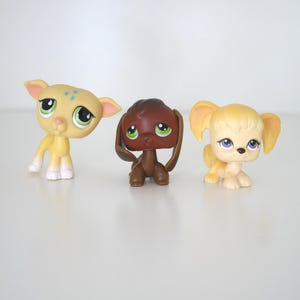 Vintage Littlest Pet Shop: Hasbro LPS windhond, beagle of spaniël: aan jou de keuze