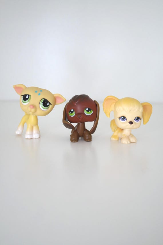 Figurine Littlest Pet Shop Hasbro - Chien Lévrier Modèle 875 - Occasion Parfaite Pour Les Collectionneurs