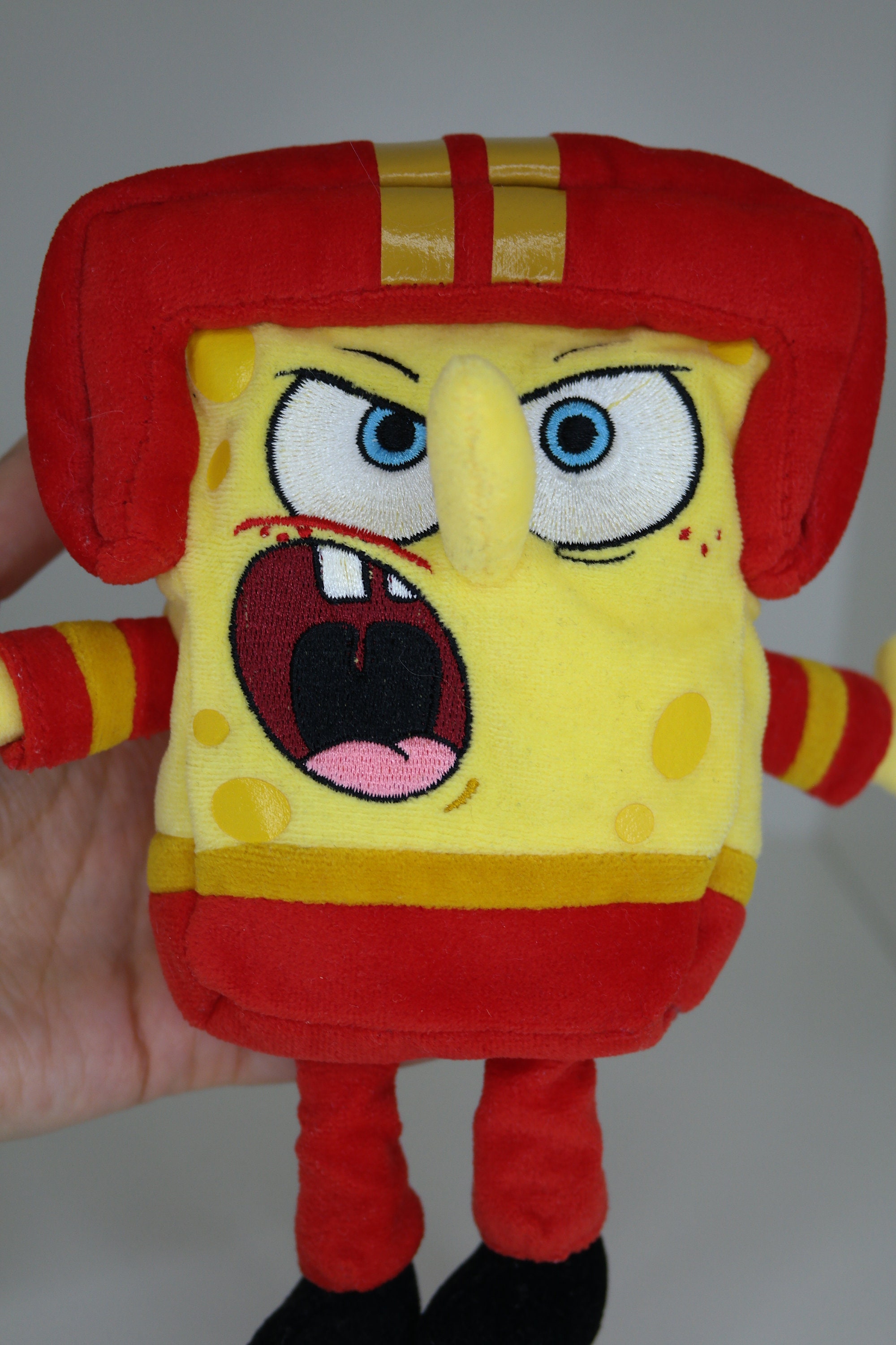 ヴィンテージ TY スポンジボブ クォーターバック ぬいぐるみ - 8