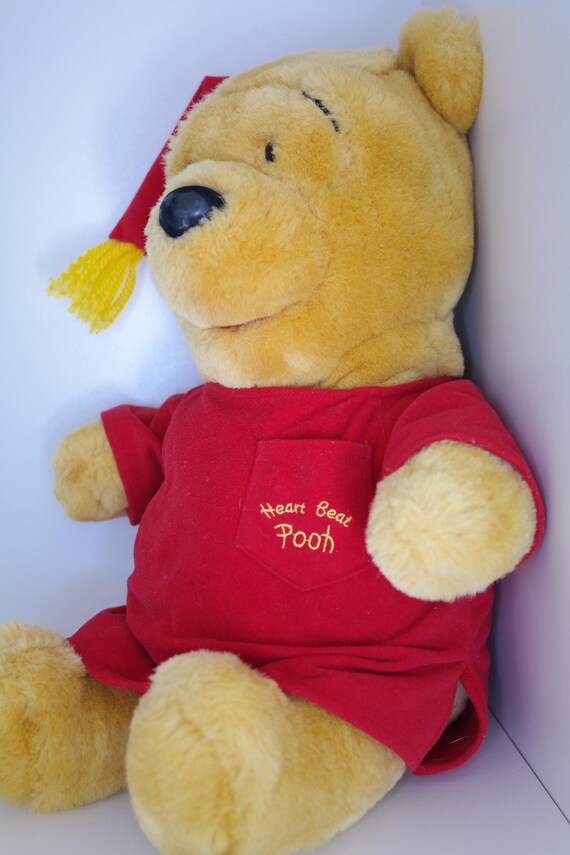Vintage Winnie de Poeh-knuffel - 14'inch knuffeldier - Heart