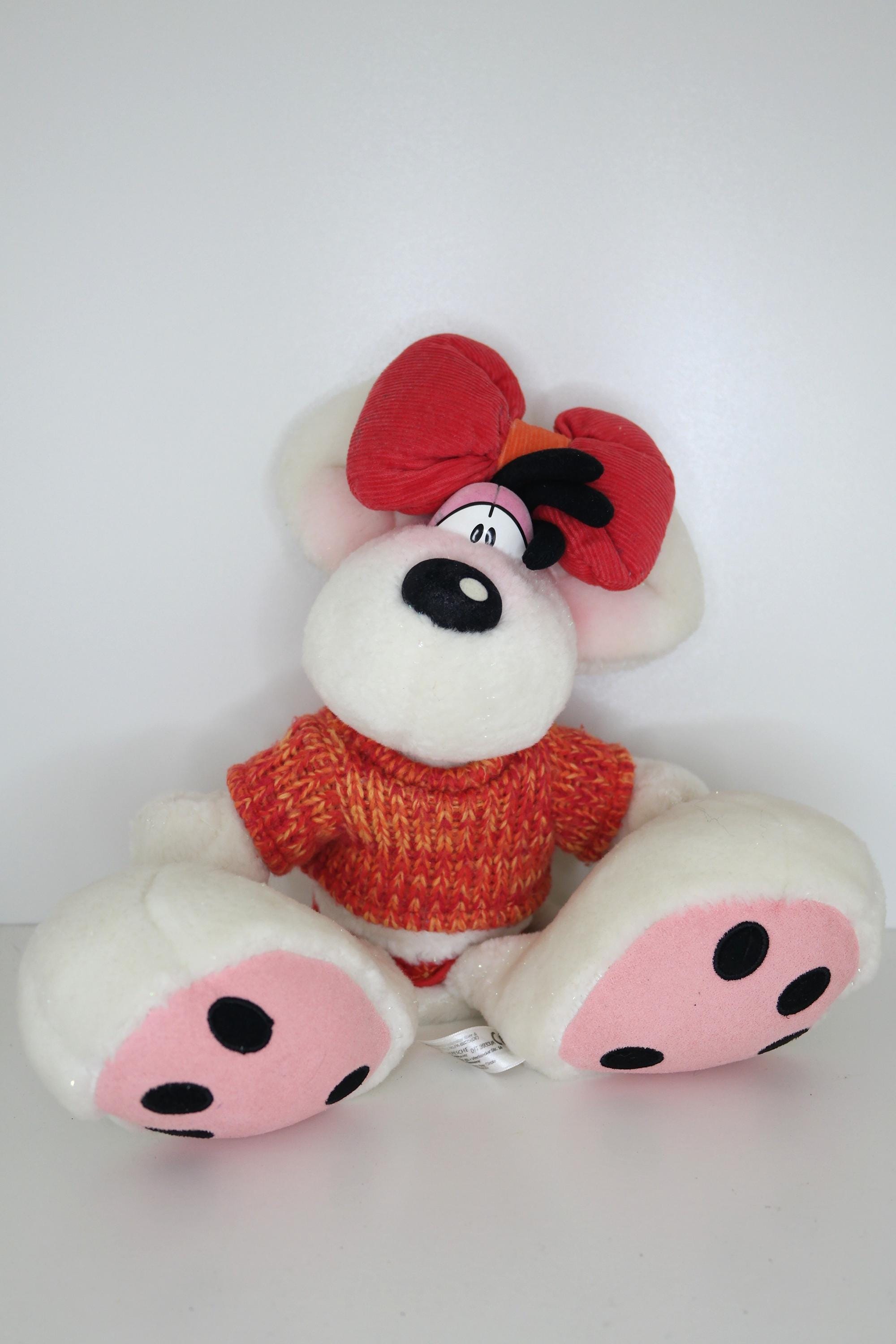 Peluche souris Diddlina DEPESCHE Diddl tétine pyjama canard jaune 3 Peluche souris Diddlina DEPESCHE Diddl tétine pyjama canard jaune 3