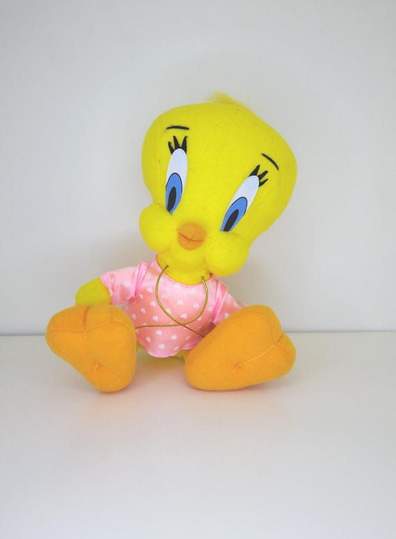 Vintage Tweety Bird Plush: 1998 Authentic Looney Tunes Retro