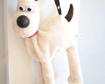 ウォレスとグルミットのバックパック、グルミット犬のジップ