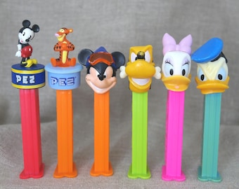 値下げ ディズニー フィギュア ペッズ ソフビ ビンテージ おもちゃ PEZ