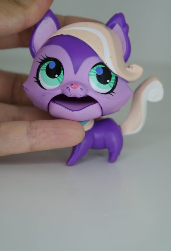 Figurine Littlest Pet Shop #1137 - Chat Maine Coon - Occasion - Collection Petshop