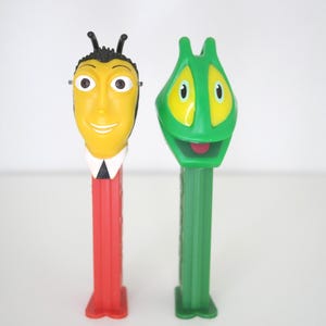 Choose Retired PEZ - Bee or Grasshopper - Retro PEZ Dispenser Collectibles - Loose