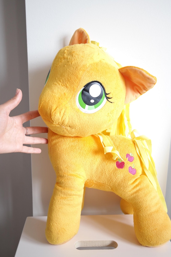 Rare Jumbo Apple Jack Plush: 20'inch My Little Pony Hasbro MLP