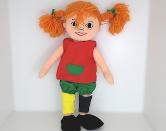 ヴィンテージ 長くつ下のピッピ ぬいぐるみ - Micki Toys アストリッド