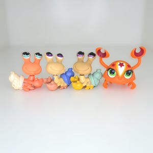 Figurine Littlest PetShop - Bernard Le Bernard-l'ermite N°1042 | Crabe Jouet Collection