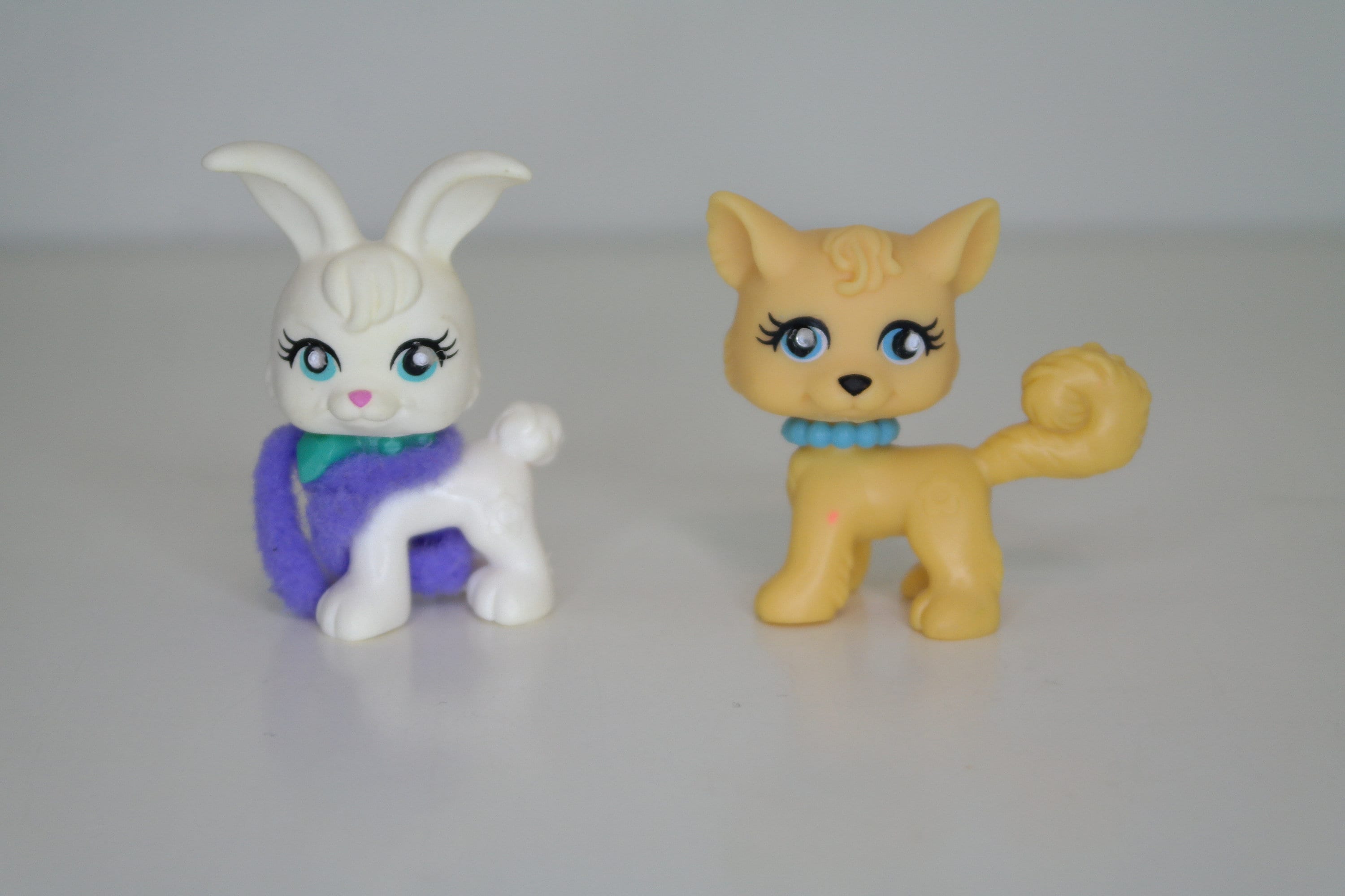 Polly Pocket Sparklin' Pets 3 Bunny Rabbit, Puppy Dog, & Monkey