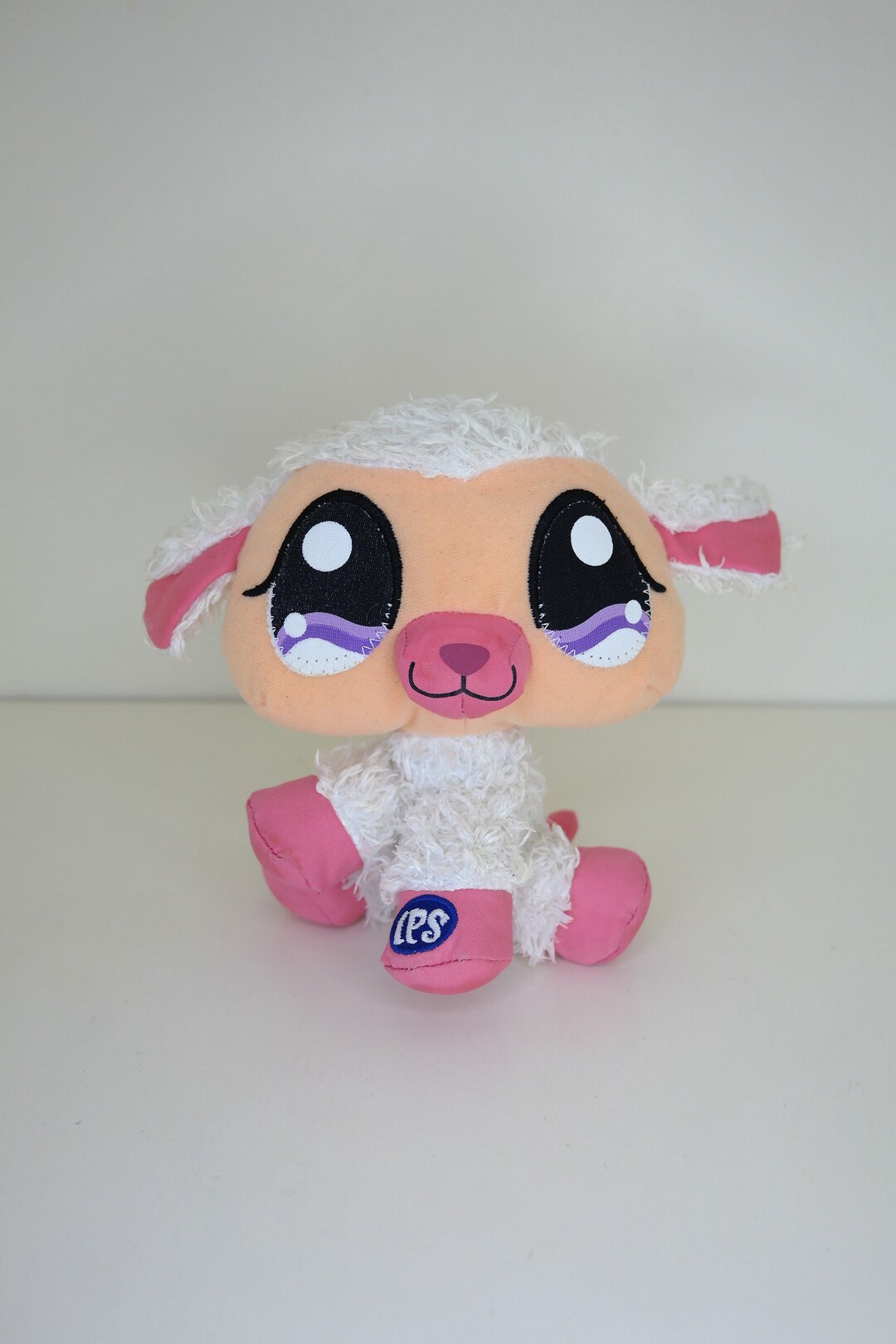 Littlest Pet Shop Plush Toy Hasbro 5' Soft Toy White Lamb Sheep LPS