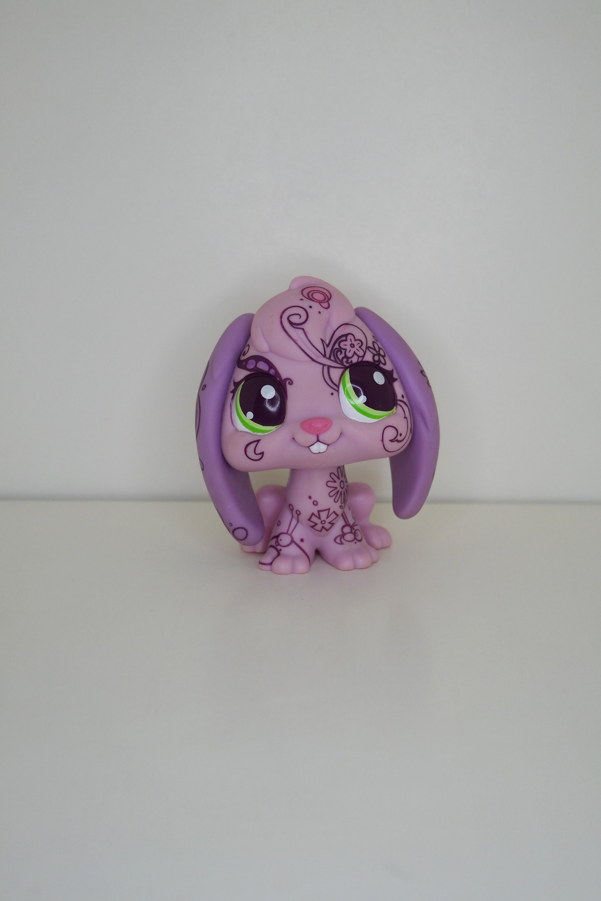 LPS CAT Old Littlest pet shop bobble head toys Puppy Cute Toys Mini Husky  Dog Baby #1683