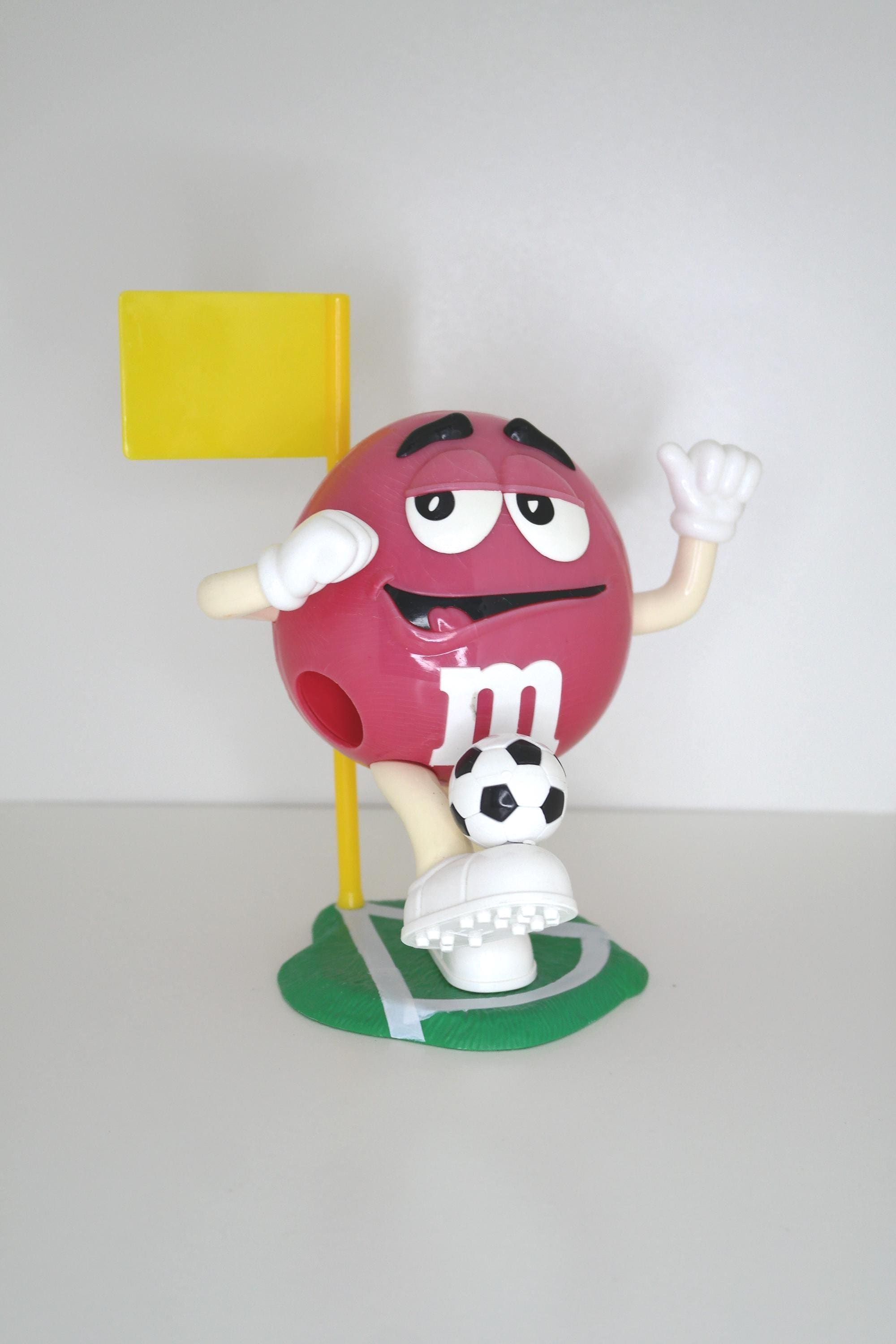 Vintage Red M&M Dispenser Authentic Mars Collectible Toy