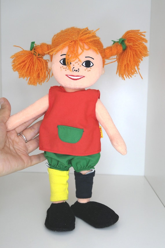 長くつ下のピッピ　人形　希少 ヴィンテージ 長くつ下のピッピ ぬいぐるみ - Micki Toys アストリッド