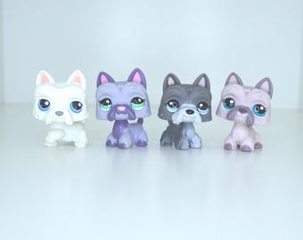 Hasbro Littlest Pet Shop - LPS Sammlerstückchen Scottie Welpen Hund #24, #2241, #1860 oder #1201 - Gebrauchte Sammlerstücke im Ruhestand