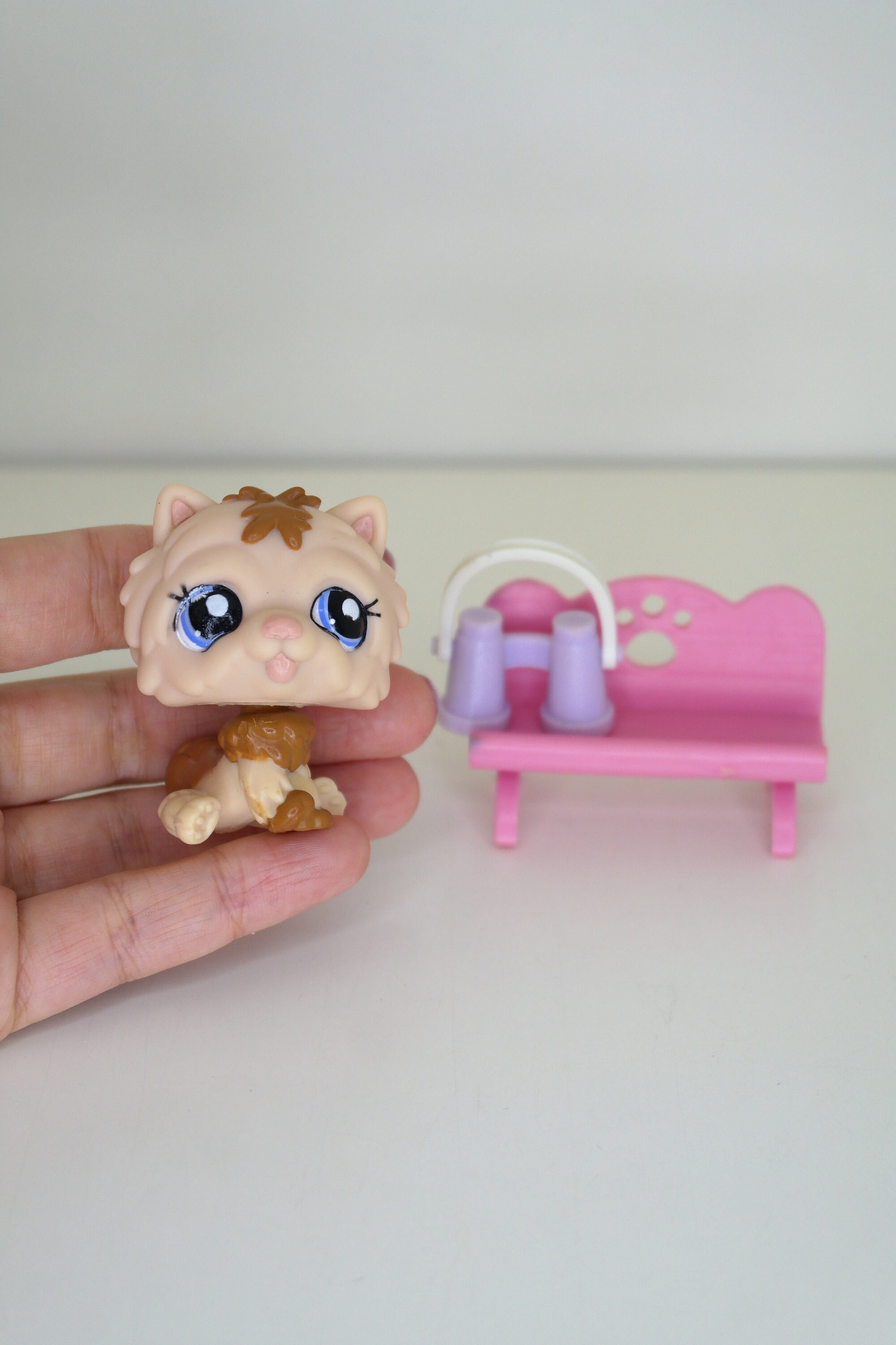Figurine Littlest Pet Shop LPS Chien Chow Chow Hasbro #1636 - Occasion - Pour Collection