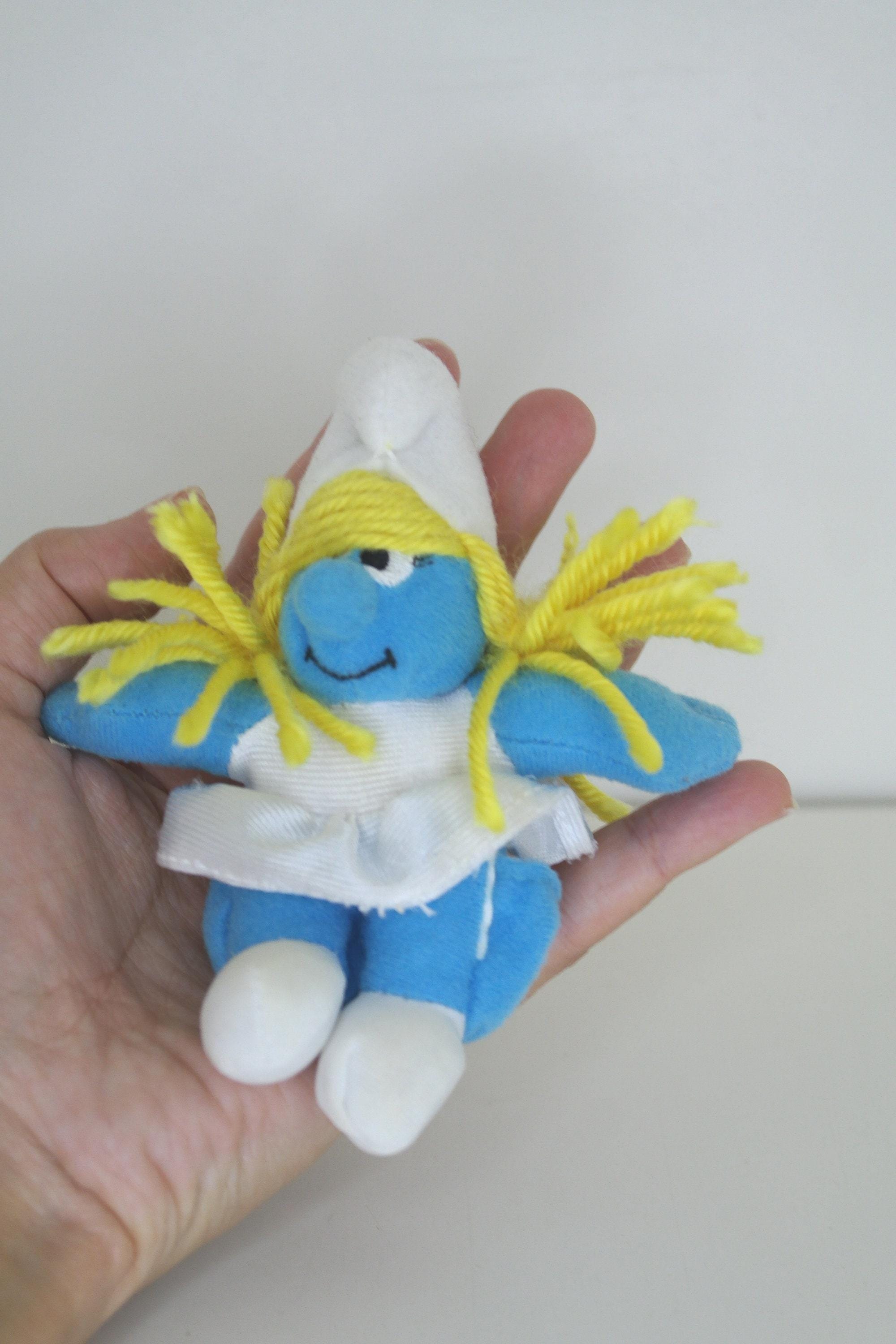 Vintage Smurfette Plush Toy - Small Soft Toy - McDonalds 2000 - 5'inch Action Figure Of The Smurfs