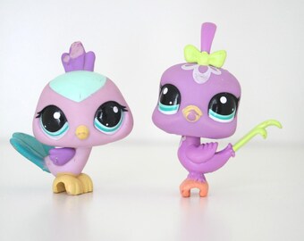 Authentic Littlest Pet Shop #1960 Peacock / Original Hasbro LPS
