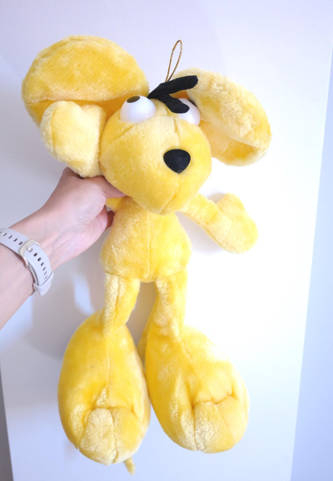 Vintage CHEEZEE Yellow Mouse Plush Toy - PMS London Toys - 18'inch