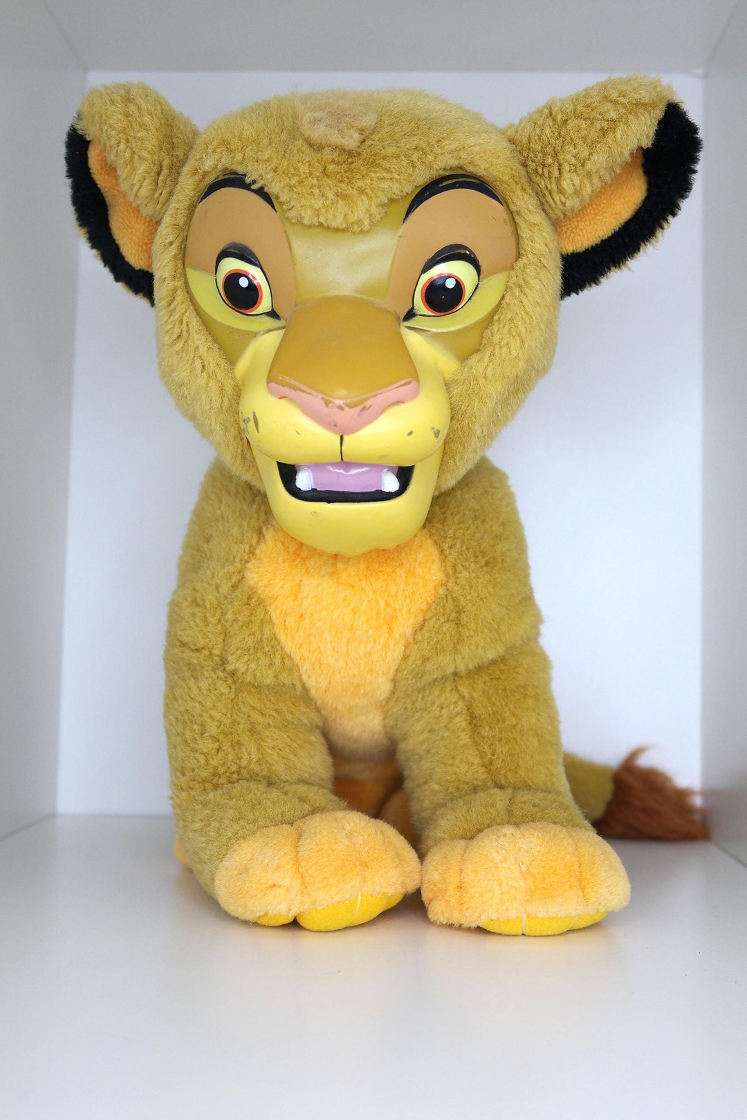 Vintage 90s SIMBA Plush Toy Lion King Character Stuffed Animal Toy ...