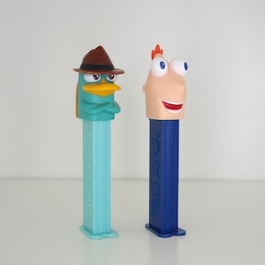 Your Choice of Phineas And Ferb Character PEZ: Phineas or Perry The Platypus - Pre-owned