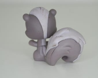 Figurine Littlest Pet Shop : Écureuil Gris #132 - Occasion