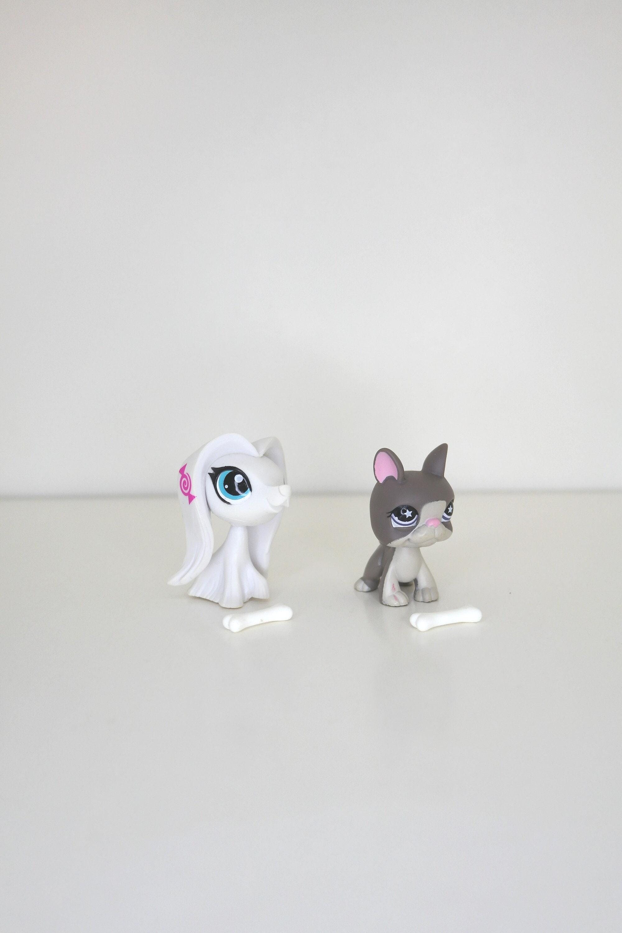 Figurine Littlest Pet Shop (LPS) Boston Terrier - Réf. 857 - Occasion