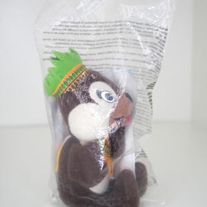 Peluche vintage de Chip y Dale de McDonald's Disneyland París del año 2000, nuevo en bolsa.