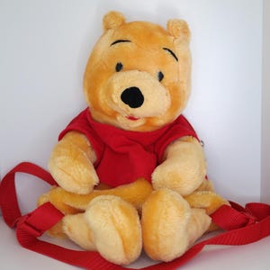 Vintage Winnie Puuh Rucksack für Kinder - authentischer Disney - 16'zoll Stoffbeutel - verstellbare Träger - 90er Jahre Tasche von Pyramid