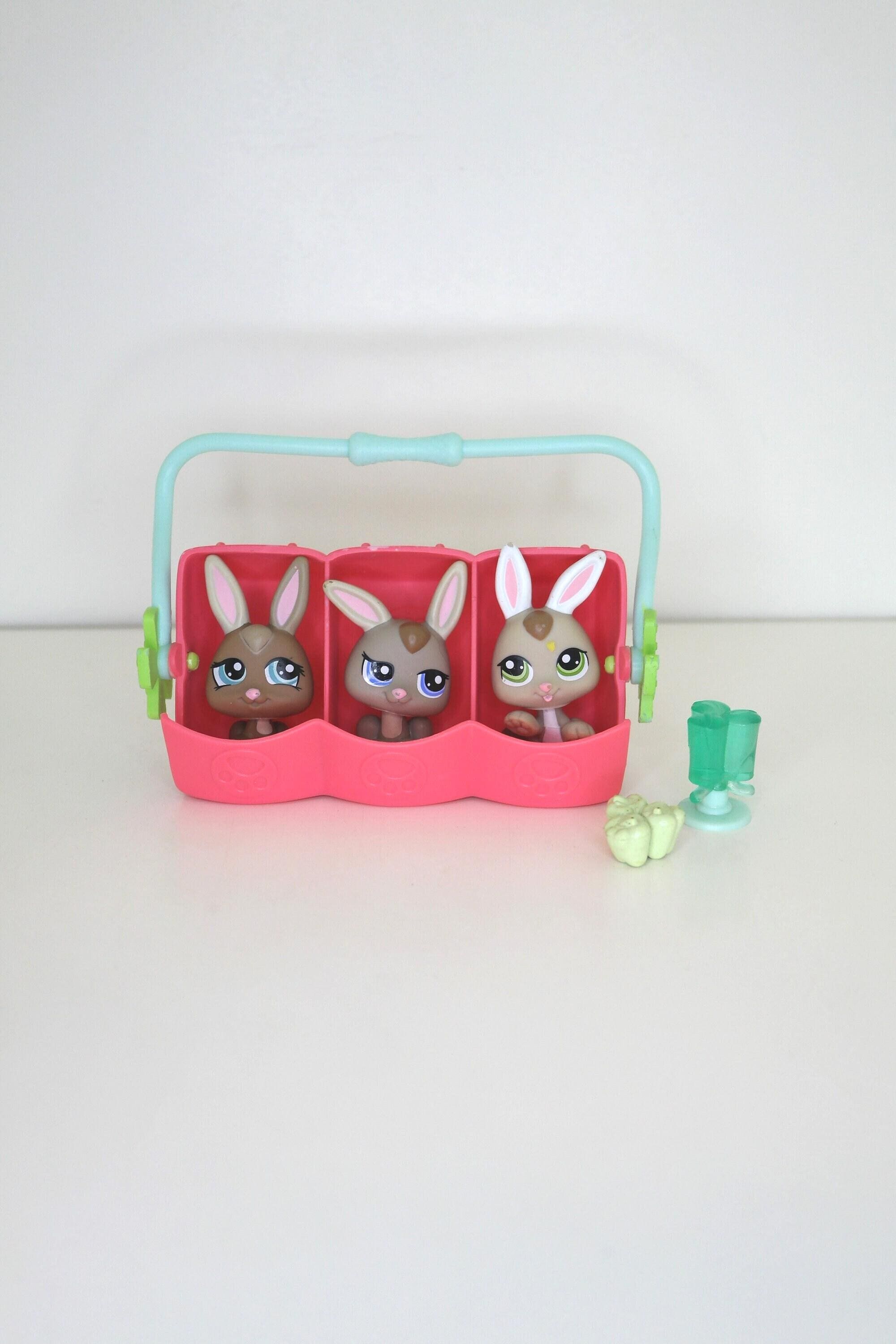 Littlest Pet Shop Rabbit Triplets: Set of LPS #1332, #1333, #1334