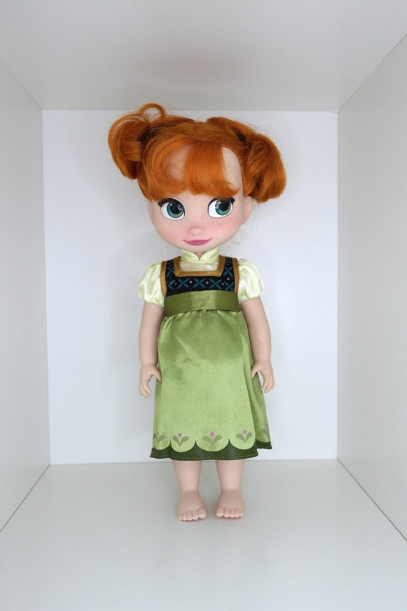 Large Princess Anna Doll Authentic Disney Store Toy 14 inch Doll Toy Adorable Toddler Anna Pre owned Etsy
