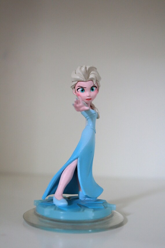 Elsa Figure Character Disney Infinity Frozen Action Figure Etsy