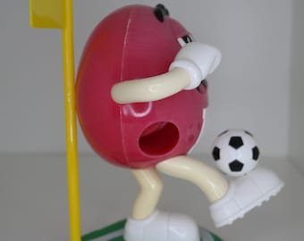 Vintage Red M&M Dispenser Authentic Mars Collectible Toy
