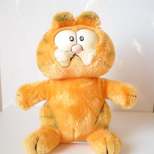 Vintage Garfield Soft Toy - Vintage 80&#39;s Toy By Dakin - 8&#39;inch Plushie