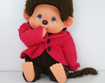 1970年代のヴィンテージ 小さな指しゃぶりモンチッチ人形 ぬいぐるみ