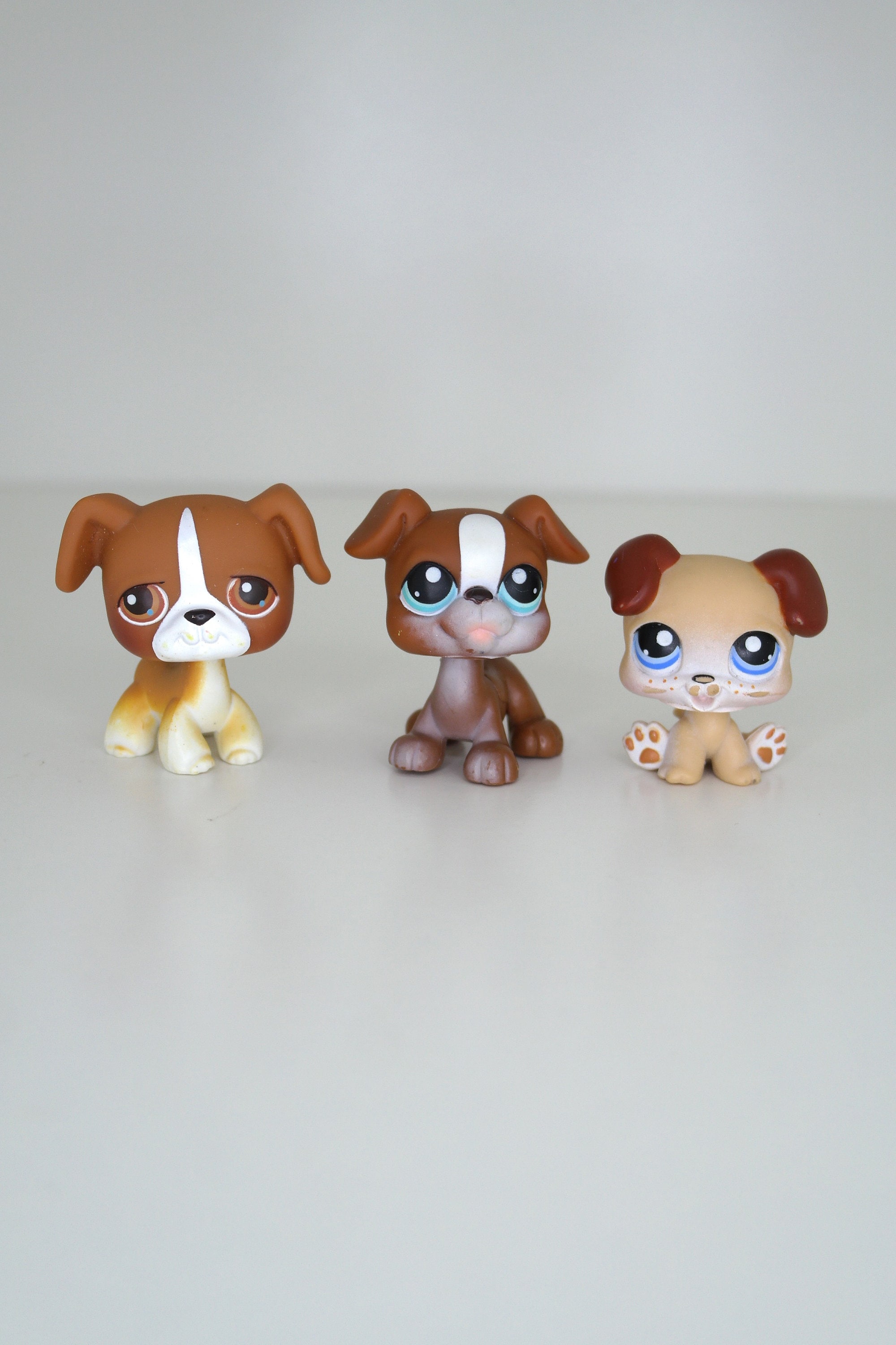 Figurine Littlest Pet Shop Boxer (Chien) N°25 - Marque Hasbro - Occasion